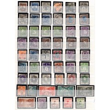 Danmark - Lot med forskellige mærker og sæt - Frimærker - Stemplet.